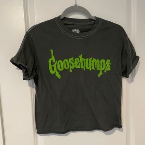 Goosebumps cropped T Shirt